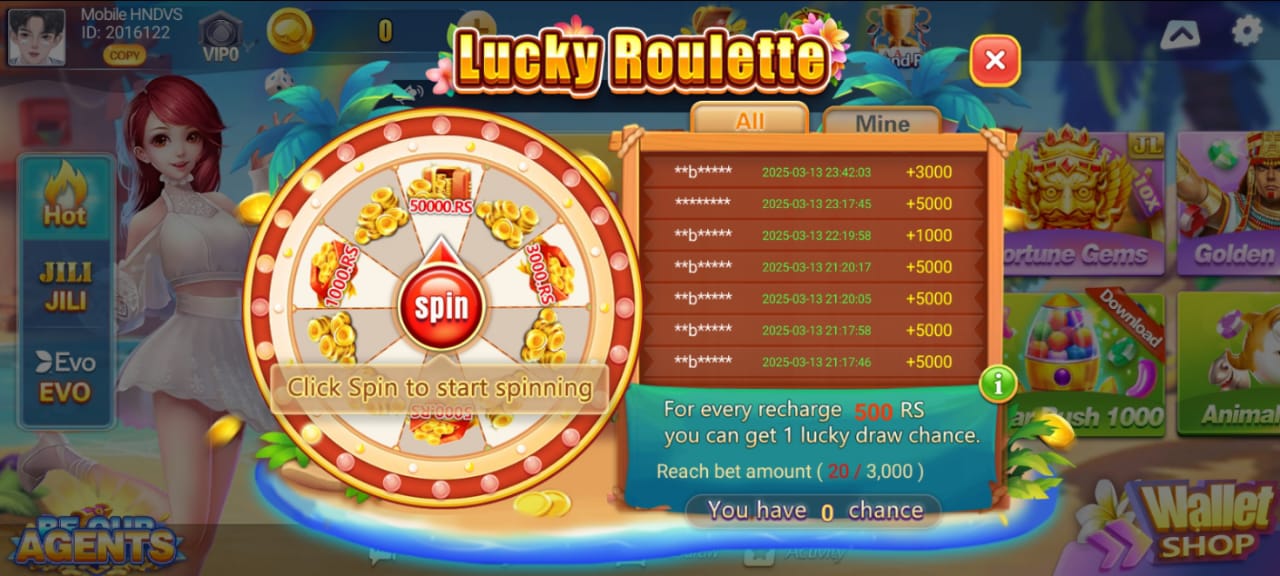 karachi game lucky spin