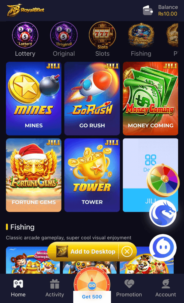 Royal8Bet Game